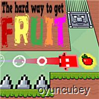 Das Schwer Weg Zu Erhalten Obst