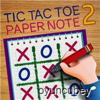 Tic Tac Toe Paper Nota 2
