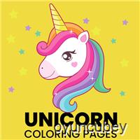 Unicorn Färbung Pages
