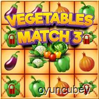 Vegetables 3'Lü Eşleştirme