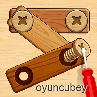 Holzschrauben-Puzzle