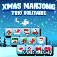 Noel Çin Kartları (Mahjong) Üçlüsü Solitaire