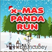 Panda de Navidad Corriendo