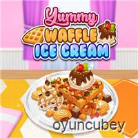 Yummy Waffle Ice Cream