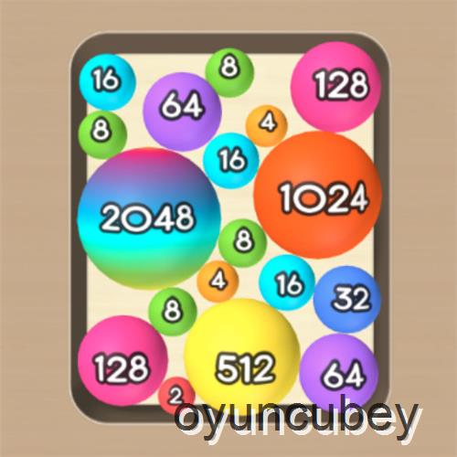 2048 BALLS 3D free online game on