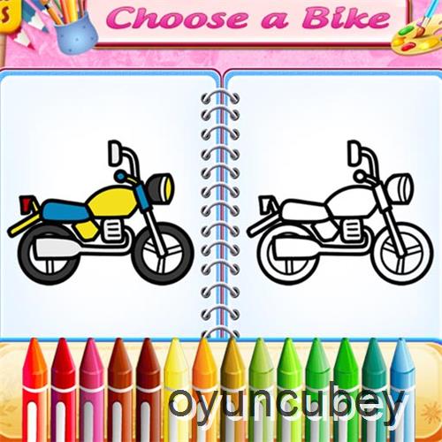 cute bike coloring book game  play free car racing games