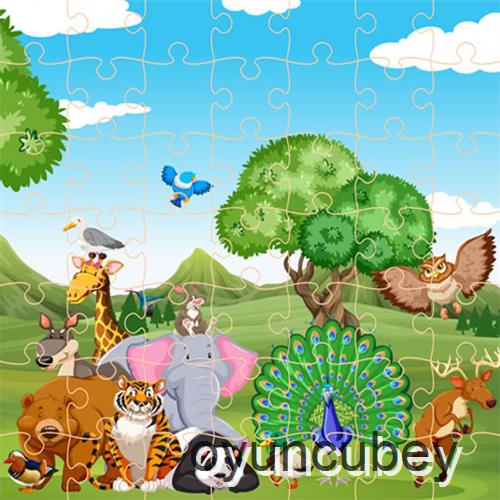 Wild Animals Jigsaw Game | Play Free Puzzles Games